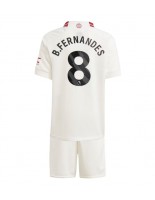 Manchester United Bruno Fernandes #8 Alternativní dres pro děti 2023-24 Krátký Rukáv (+ trenýrky)